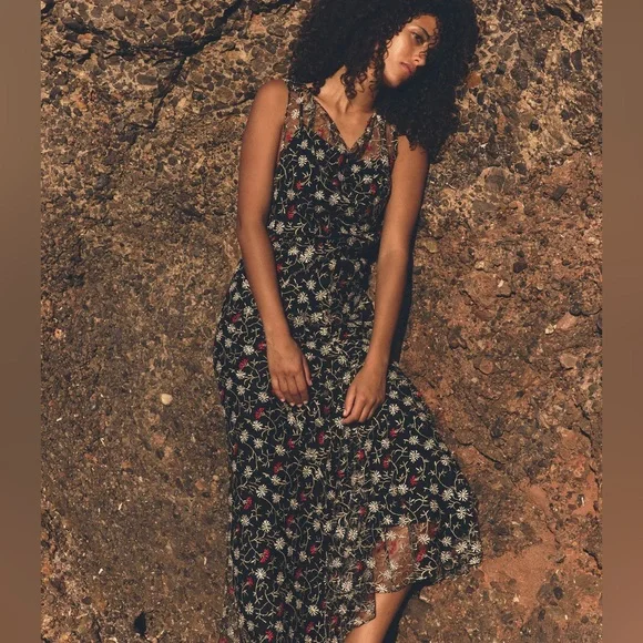 DOEN MIREILLE DRESS IN JARDIN DE MARGUERITES, NWOT, NEVER WORN, NO FLAWS.